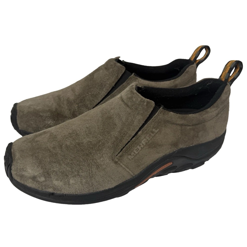 Merrell Jungle Moc J60787 Mens Size US 12 Gunsmoke Suede Comfort Slip-On Shoes